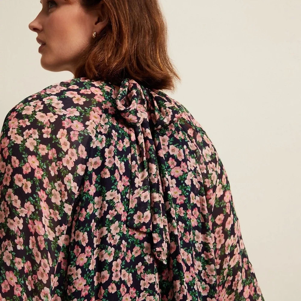 Phase Eight Betty Floral Print Swing Dress | Size 20 | NWT - Picture 3 of 15